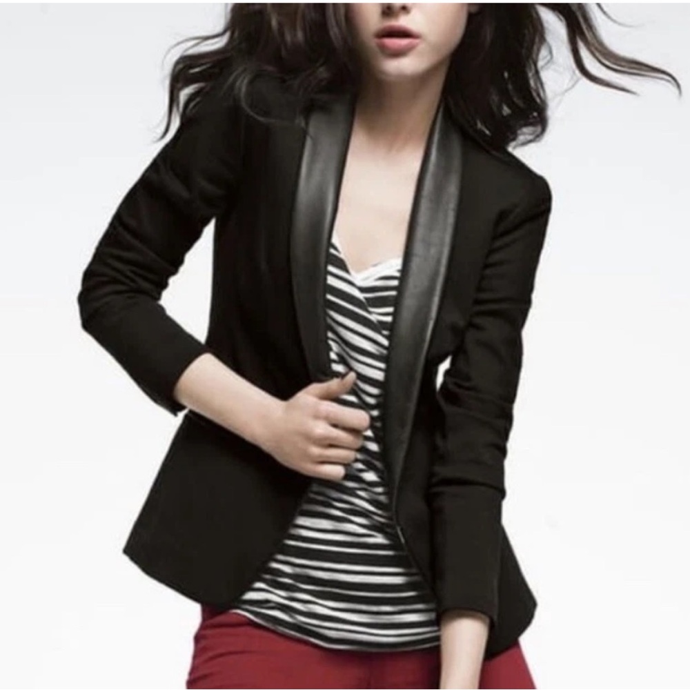 Rag & Bone Leather-Lapel Woman’s Blazer